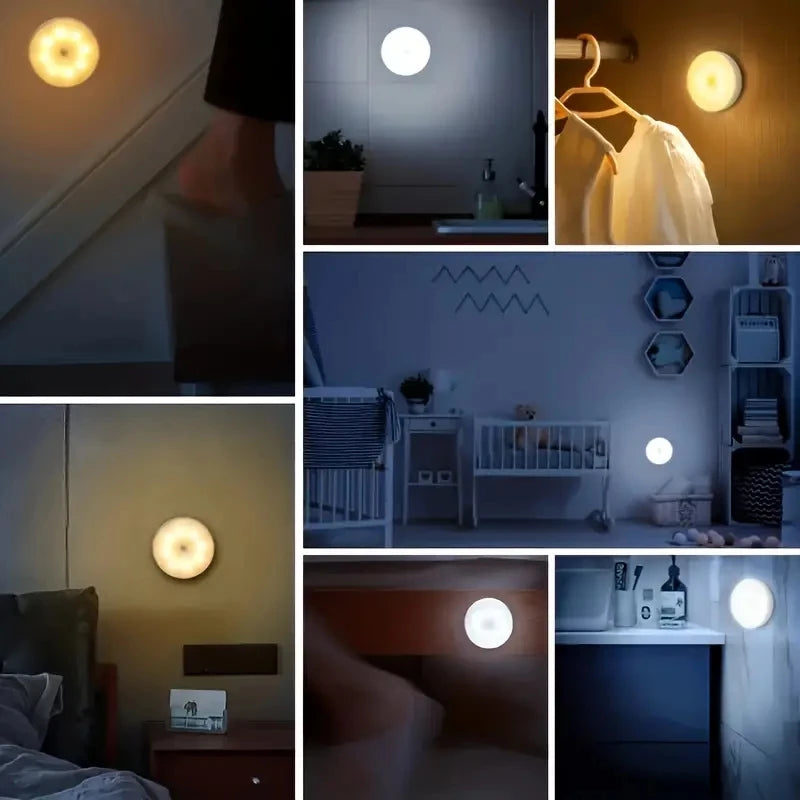 Motion Sensor Night Light – Wireless LED Safety Lamp for Home & Recovery