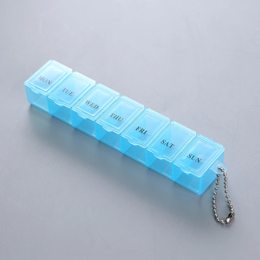 7-Day Pill Organizer – Weekly Medication Organizer