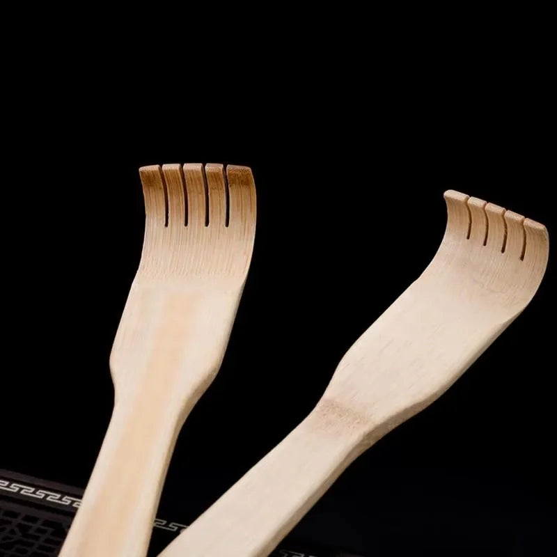 Bamboo Back Scratcher – Long-Reach Anti-Itch Massager for Seniors & Daily Comfort