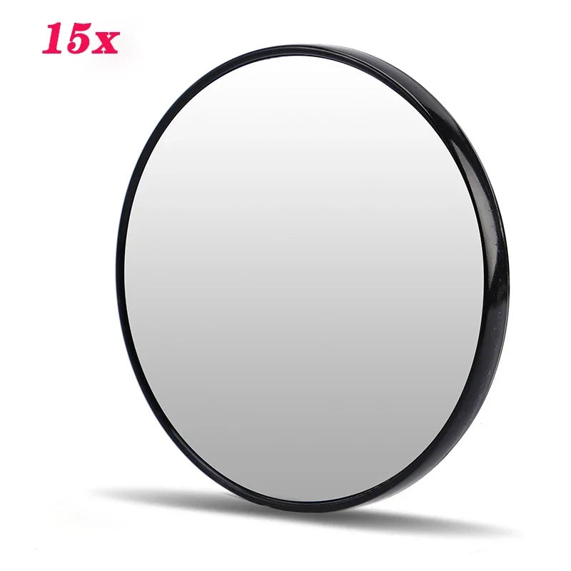 Magnifying Mirror with Suction Cup – 5X, 10X & 15X for Makeup, Shaving & Low Vision