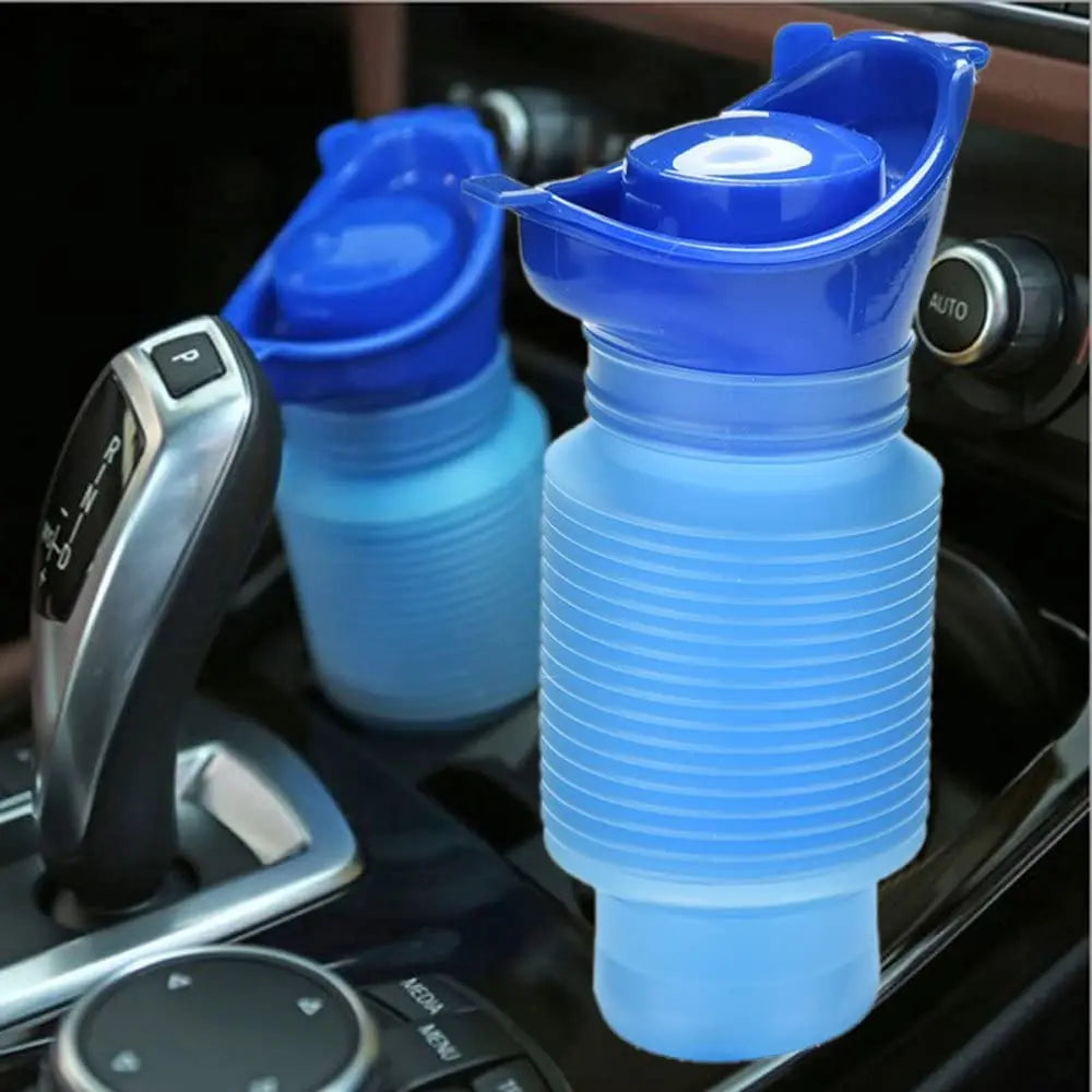 Portable Urinal Bottle – 750ml Foldable Travel & Emergency Urine Bottle for Adults & Kids