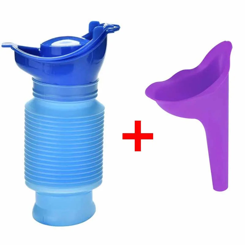 Portable Urinal Bottle – 750ml Foldable Travel & Emergency Urine Bottle for Adults & Kids